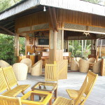 Die Bar auf der Insel